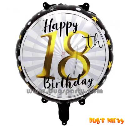 Milestone Birthday Balloon, 18th, 21st, 30th, 40th, 70th, 80th