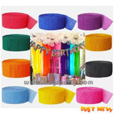 Colors Paper Crepe Streamer