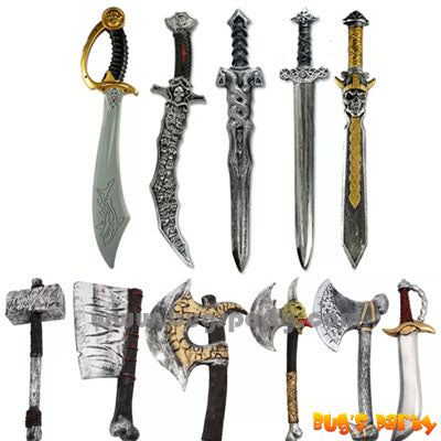 Viking Accessories, Sword, Axe, Hammer