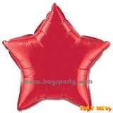 Red Star shaped balloon