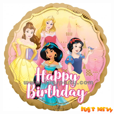 Disney Princess happy birthday balloon