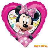 Minnie Heart Shaped Balloon