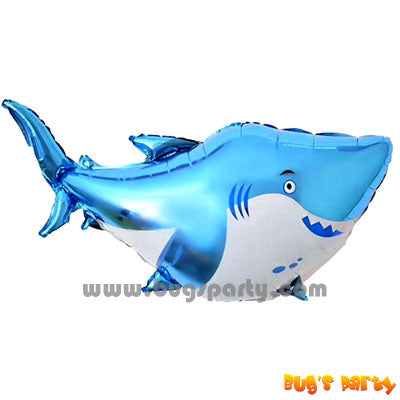 Shark shaped foil balloon