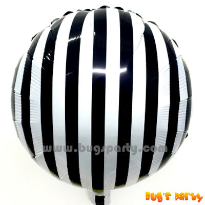 balloon with Black stripes