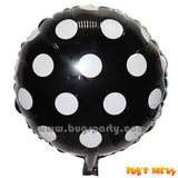 Black White Dots Balloon