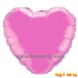 pearl pink heart shaped balloon