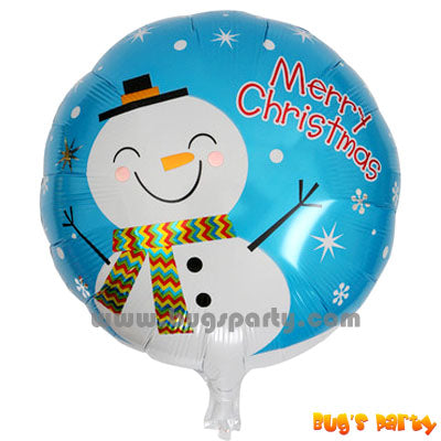 Snowman Christmas balloon