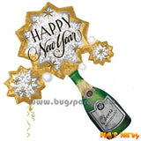 Champagne Pop Happy New Year balloon