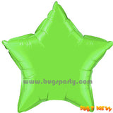 kiwi star shaped foil balloon
