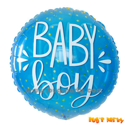 22 inches blue baby boy balloon