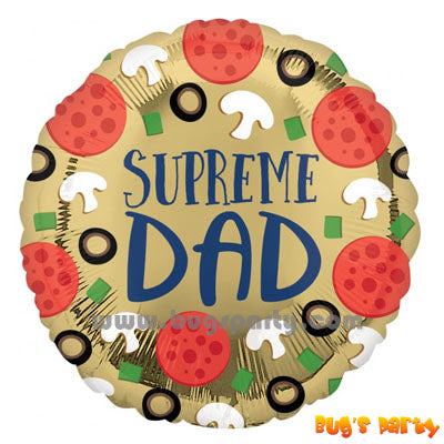 Supreme Dad message balloon