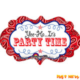 Party Time Banner Balloon