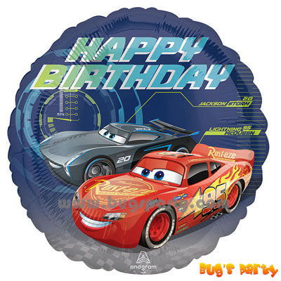 Disney Cars Macquin Happy Birthday balloon