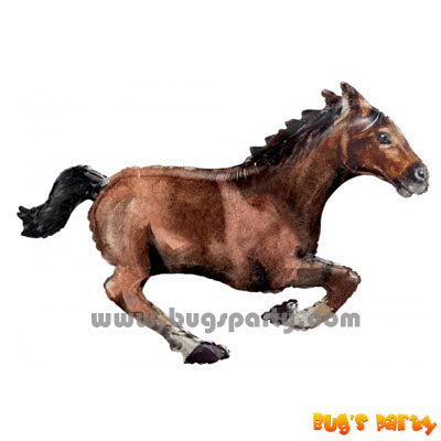Galloping Horse shaped foil balloon