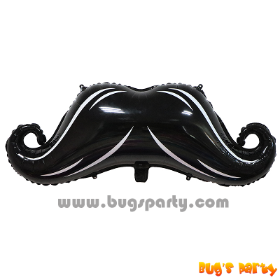 mustache shaped foil balloon