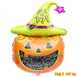 Halloween Balloons, Spider, Jack-O-Lantern, Pumpkin, Mummy, Skull