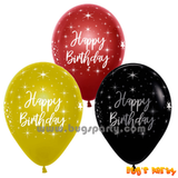 Sempertex Happy Birthday helium balloons