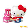 Hello Kitty Molded Candle