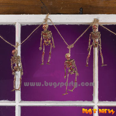 Skeleton garland, Halloween decoration