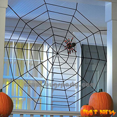 giant spider web, Halloween decoration