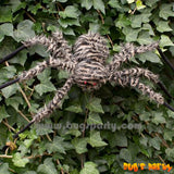 30 inches fake brown fuzzy spider