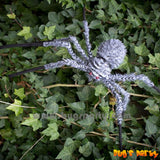30 inches fake grey fuzzy spider