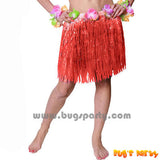 Red hula skirt for kids
