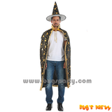 Wizard Celestial Cape With Hat
