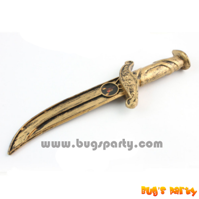 pirate gold dagger plastic