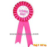 birthday girl award ribbon