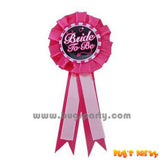 Bride to Be party ribbon badges