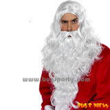 Santa white wig and beard