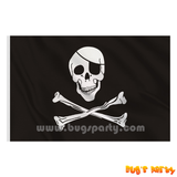 large pirate novelty crossbones flag