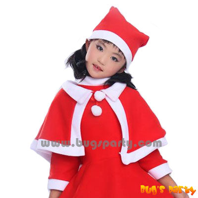 Santa cloak and hat for children
