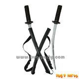 black color handle ninja double swords