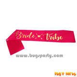 Bride maid Tribe sash