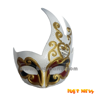 Swan shaped venetian masquerade mask