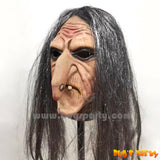 Halloween Realistic Witch Full Face Mask