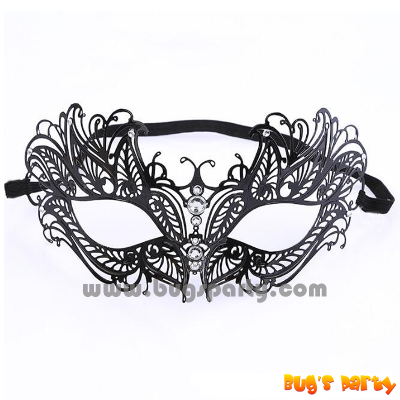 Metal die cut masquerade butterfly mask