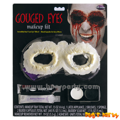 Halloween gouged eyes make up kit