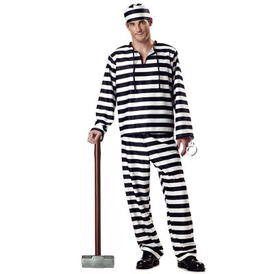 adult prisoner jail costume