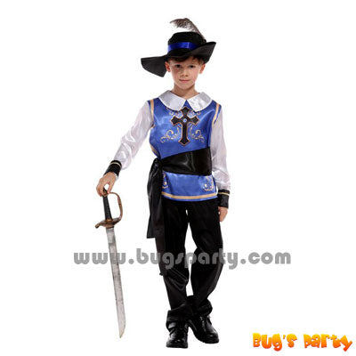 Royal warrior blue costume for boy