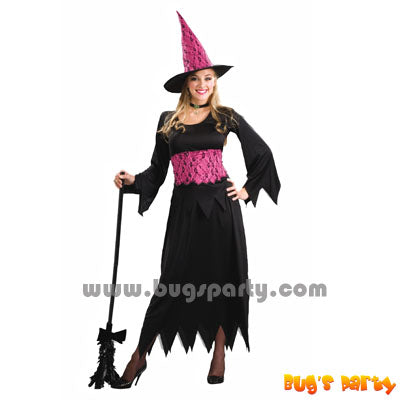 Lacy Pink Witch Costume