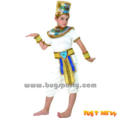 White color Egyptian boy pharaoh costume