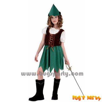 Girls peter pan, hunter costume