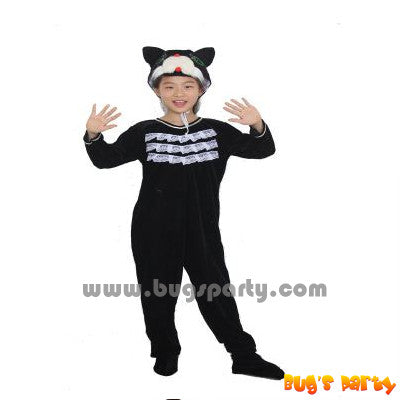 black cat animal costume for kids