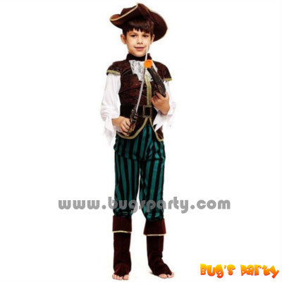 caribbean pirate boy costume with hat
