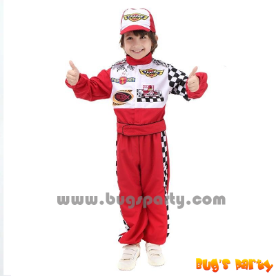 Race car driver boys costume