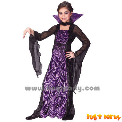 Halloween dark countess costume for girls