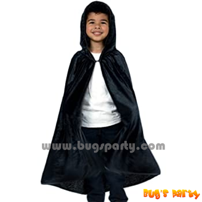 black hooded cape for kids Halloween party
